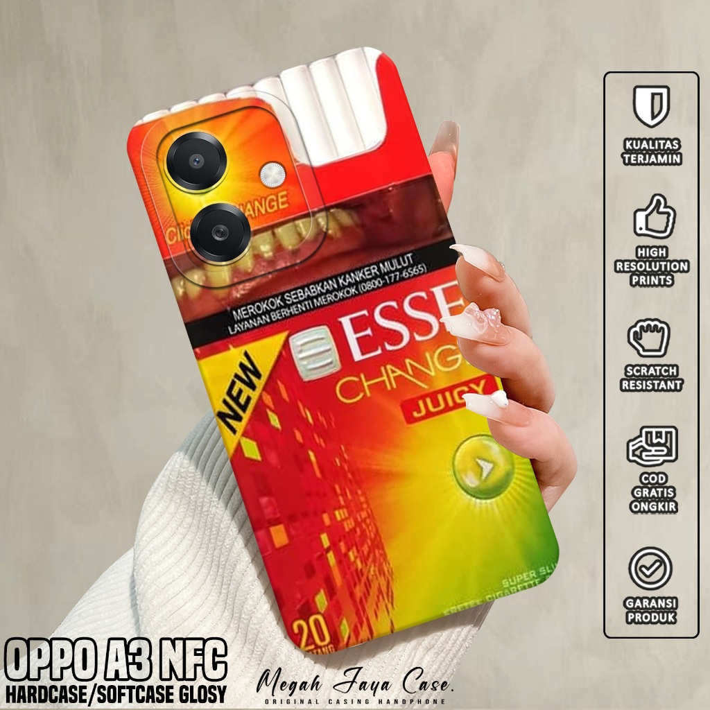 Case Hp OPPO A3 NFC - Casing OPPO A3 NFC Motif ESS - Silikon OPPO A3 NFC - Softcase Hp OPPO A3 NFC -