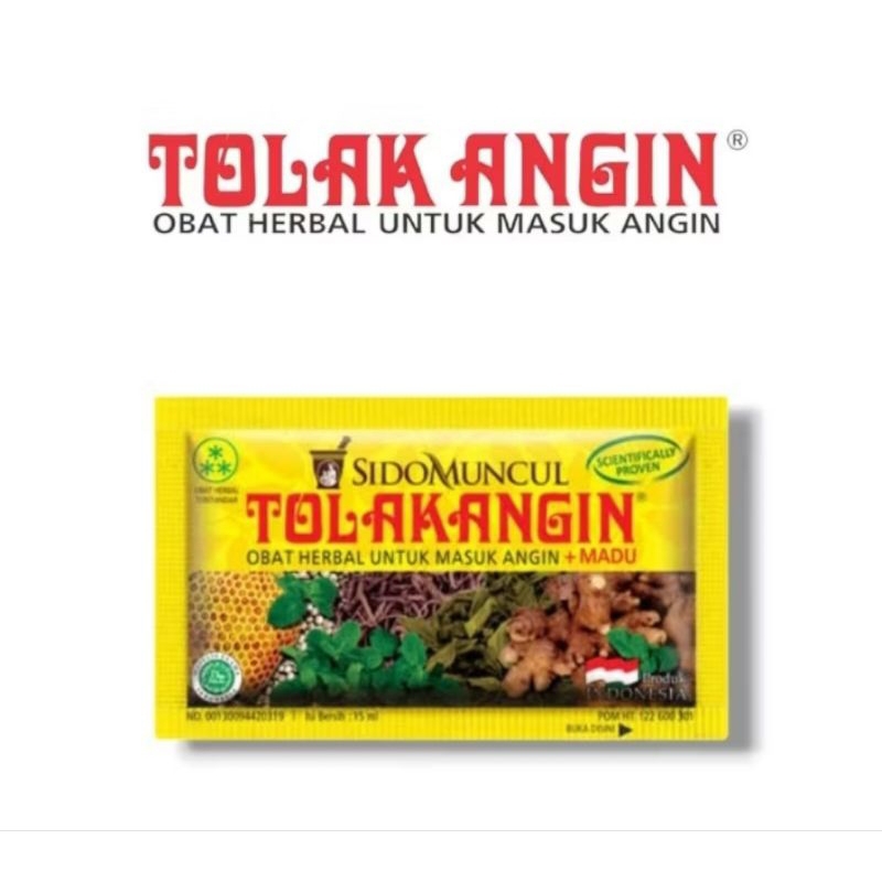

Tolak angin herbal plus madu 1 sachet @15ML