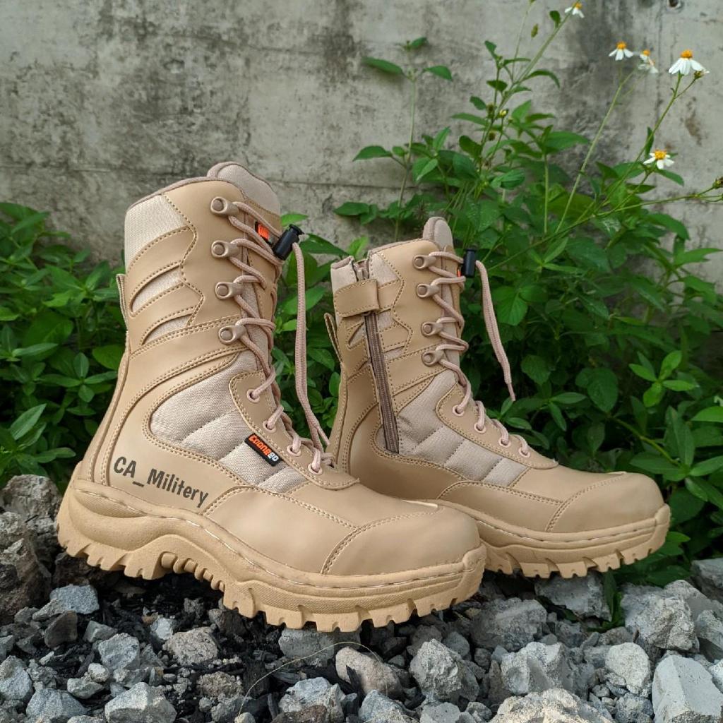 Sepatu pdl safety boots ujung besi gurun satpol pp terbaru 2023