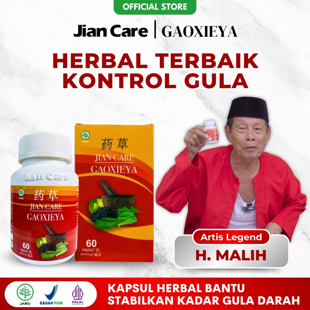 Jian Care Gaoxieya - Obat Herbal Untuk Meredakan Diabetes & Kencing Manis