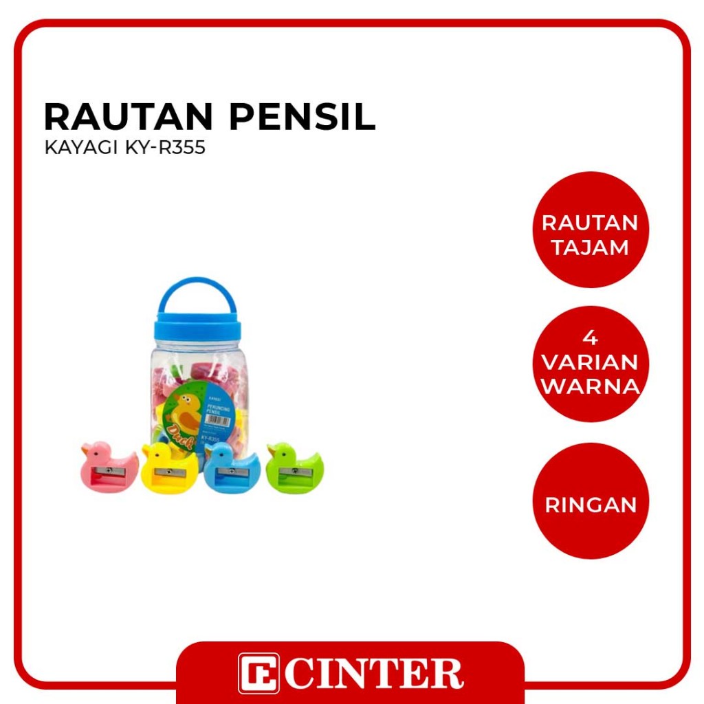 

KAYAGI - PERUNCING / PERAUT PENSIL FRANCY BEBEK KY-R355