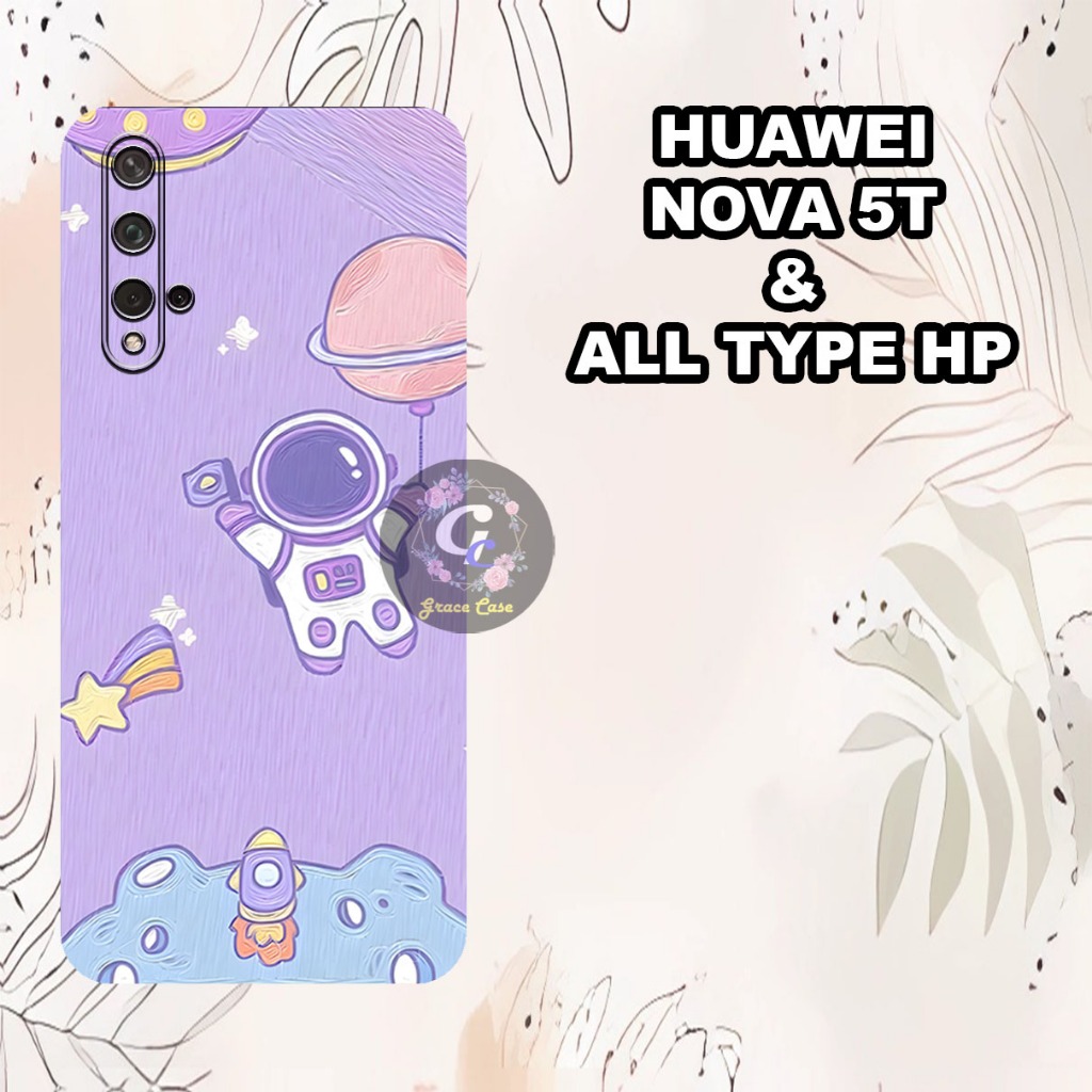 (GC15) Softcase karet Hp HUAWEI NOVA 5T Terbaru 2024 | Case Motif ASTRONOT | Case  Hp HUAWEI NOVA 5T