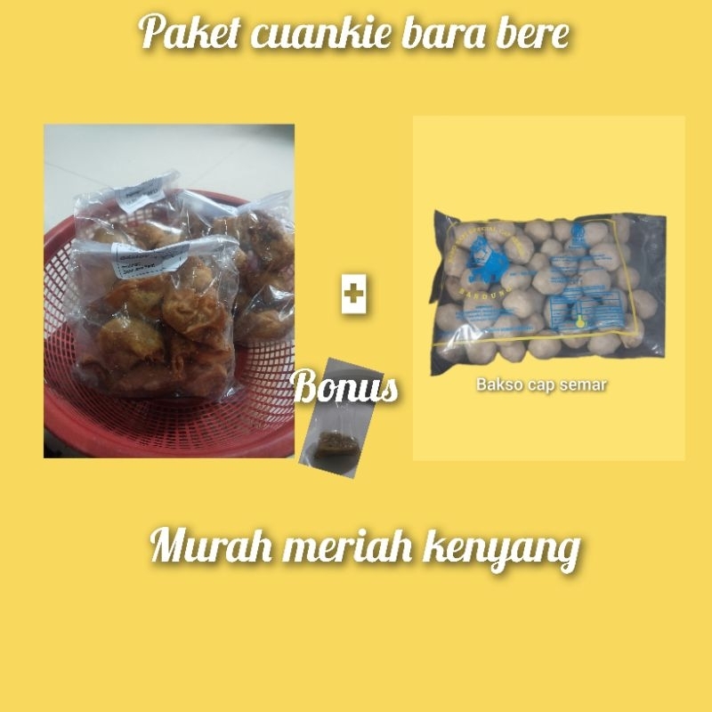 

Paket cuankie super hemat untuk 6 porsi