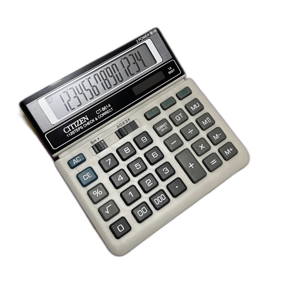 

Kalkulator Citizen CT 8614 - Calculator CT 8614 14 Digit