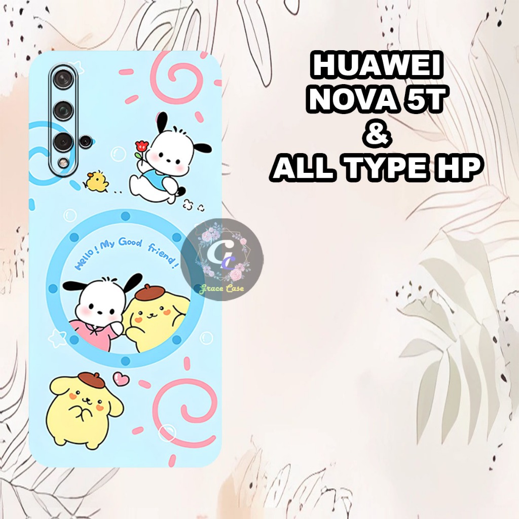 (GC20) Softcase karet Hp HUAWEI NOVA 5T Terbaru 2024 | Case Motif CEWEK | Case  Hp  HUAWEI NOVA 5T  