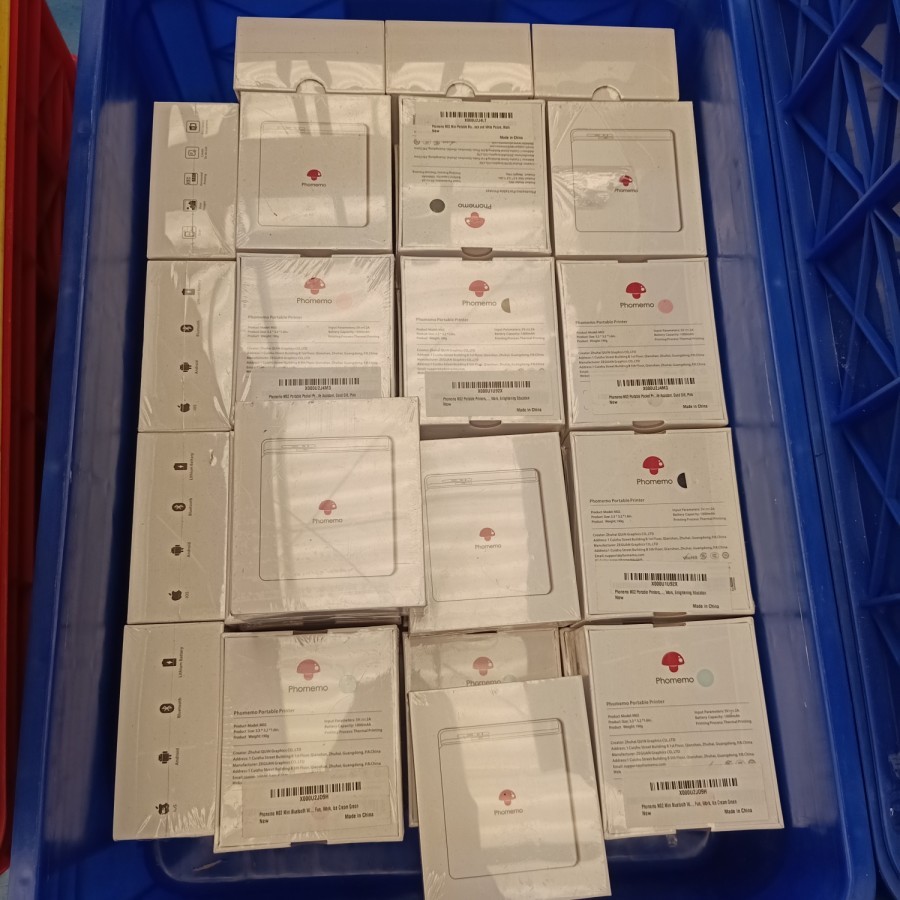 PHOMEMO M02 LABEL PRINTER WIRELESS THERMAL STICKET POCKET