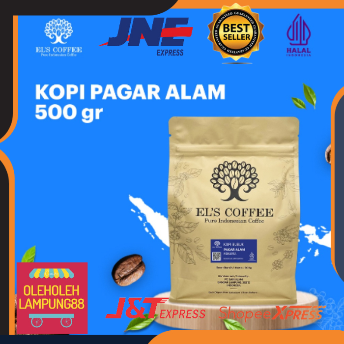 

Els Coffee El's Coffee Lampung Kopi Pagar Alam Kopi Robusta Kopi Giling Kopi Kemasan 500Gr Biji Kopi