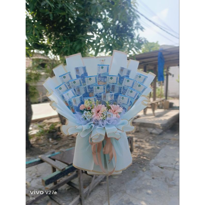 kerangka buket uang kosongan premium jumbo