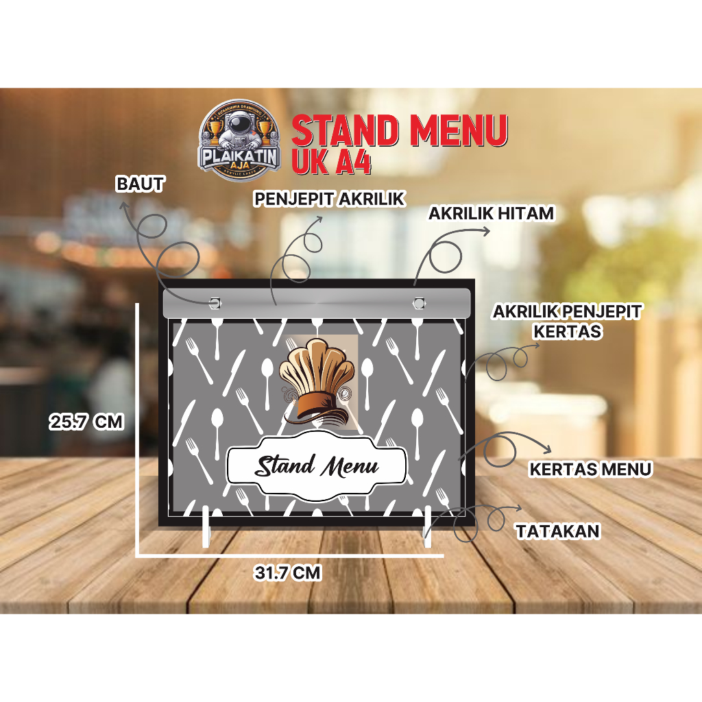 

Stand Menu MODEL JAPIT UK A4, A6, A5