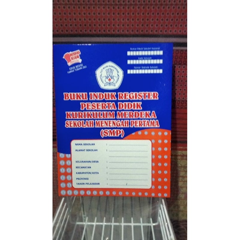 

buku induk registr persert didik kurikulum merdeka sekolah menengah pertama SMPisi.200lembar.untu.50.siswa
