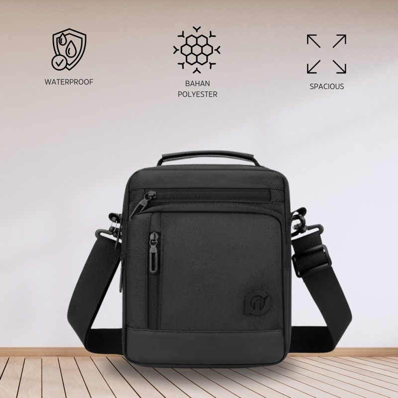 Tas Selempang Pria WE POWER Shoulder Bag Ipad Waterproof #2134