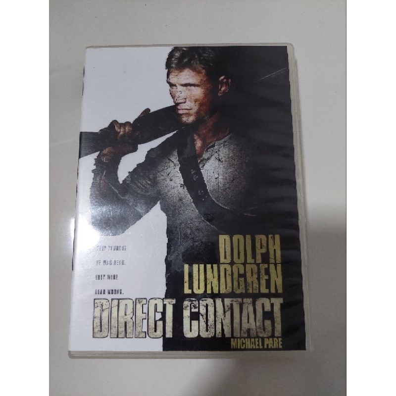 bluray copy film Direct Contact Dolph Lundgren dengan dvd packaging