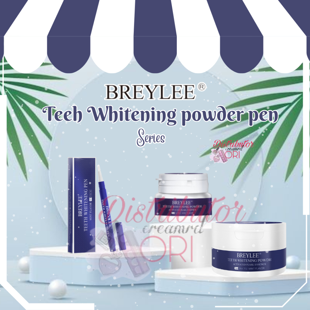 READY STOK [BPOM] BREYLEE Teeth Whitening Powder & Pen | ORIGINAL