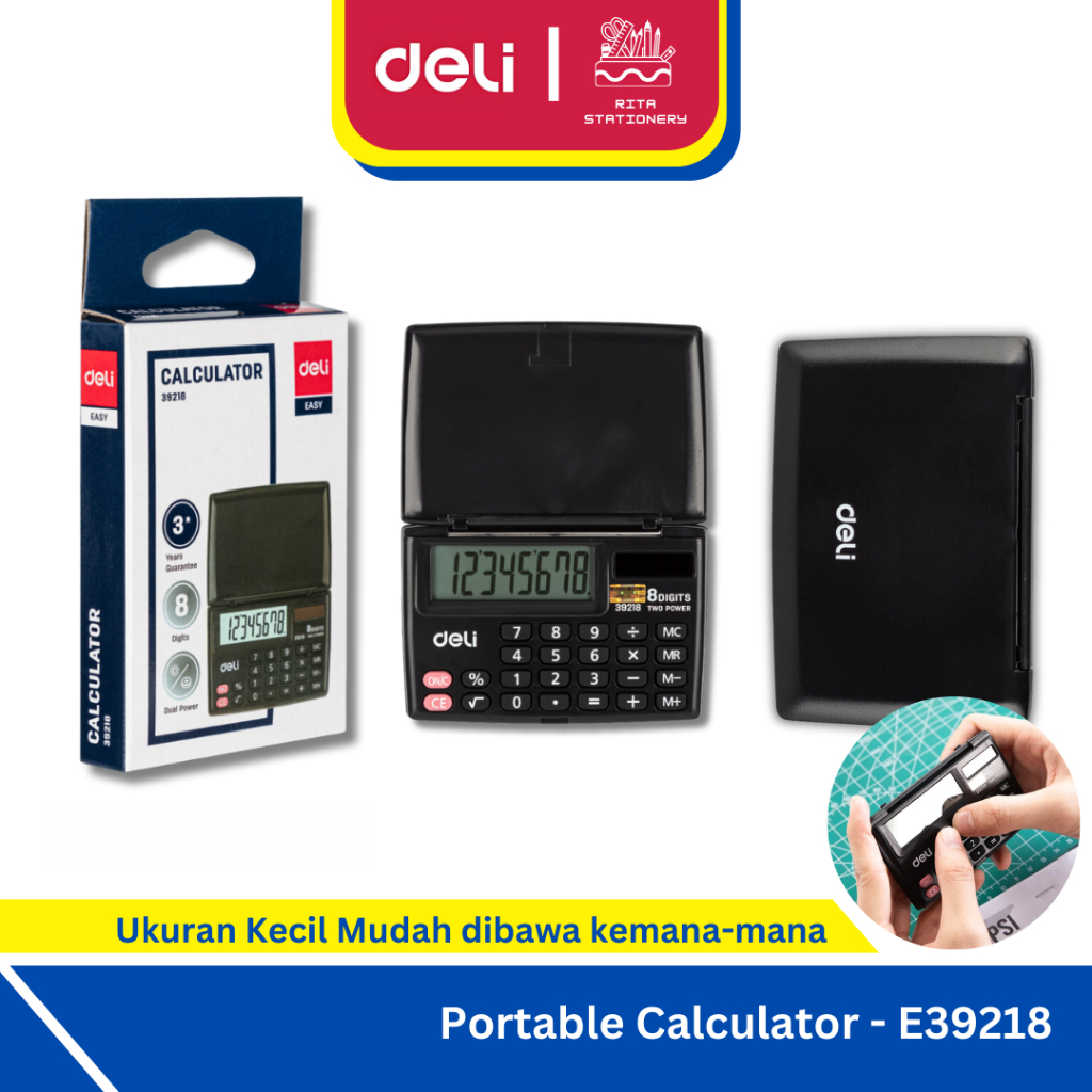 

Deli Kalkulator Pocket / Saku Kecil Calculator Mini - E39218