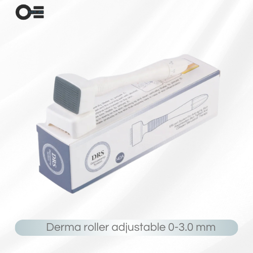 Derma Roller Stamp DRS 140A Adjustable 0-3MM Microneedle Derma Roller Terapi Sistem perawatan Wajah