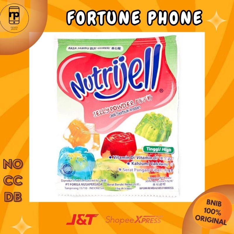 

Nutrijell Agar-agar Varian Jambu Biji 15 gr