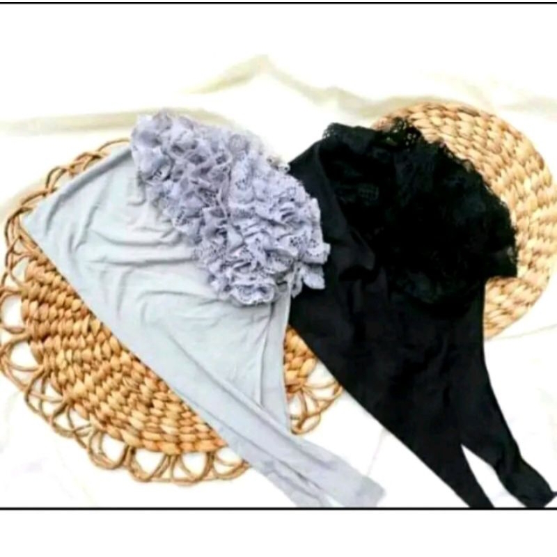 Ciput Turkey premium/iner turky renda brukat/dalaman kerudung cepol turky/Ciput cepol turky full ren
