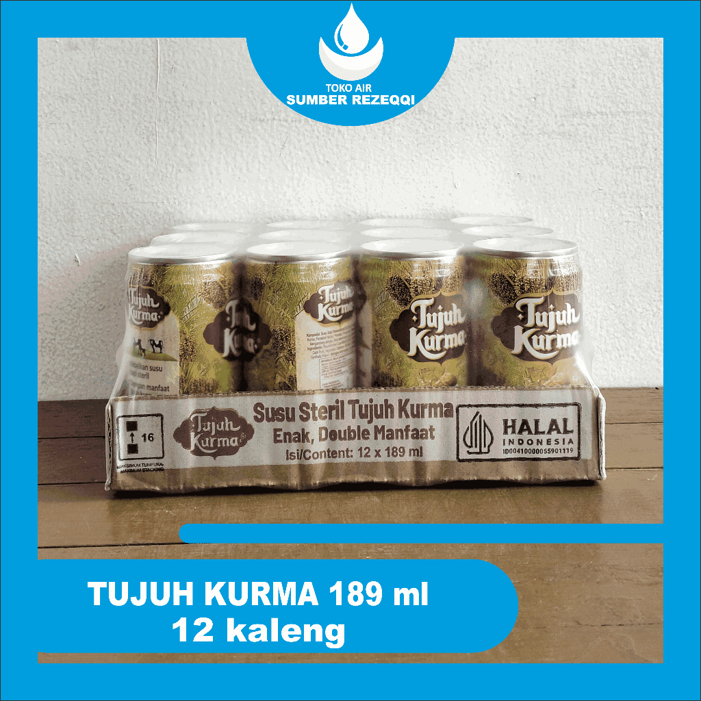 

TUJUH KURMA 189 ml (12 KALENG) MINUMAN