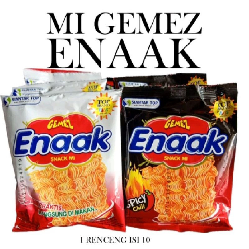 

MIE GEMEZ ENAAK renceng isi 10 pcs