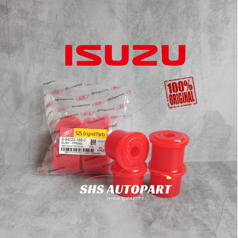 KARET BOS BUSHING PER DAUN DEPAN BELAKANG + RING ISUZU PANTHER KAPSUL TURBO TOURING
