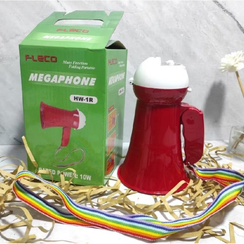 Megaphone Toa Kecil Fleco Multifungsi HW-1RToa Fleco Toa perekam suara