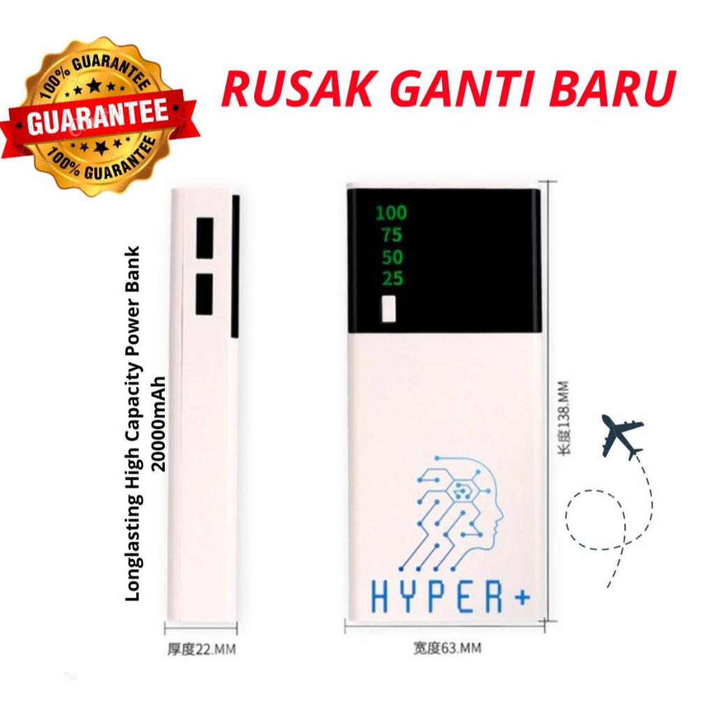 Power bank XIAOMI , SAMSUNG , OPPO HyperPlus Brand 20000 mAH 2 Usb Real Capacity