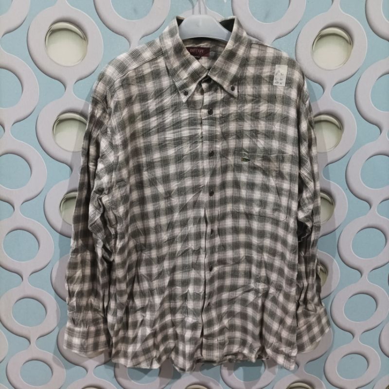 KEMEJA FLANNEL PRIA SECOND DECOY ORIGINAL SIZE LL NZL042