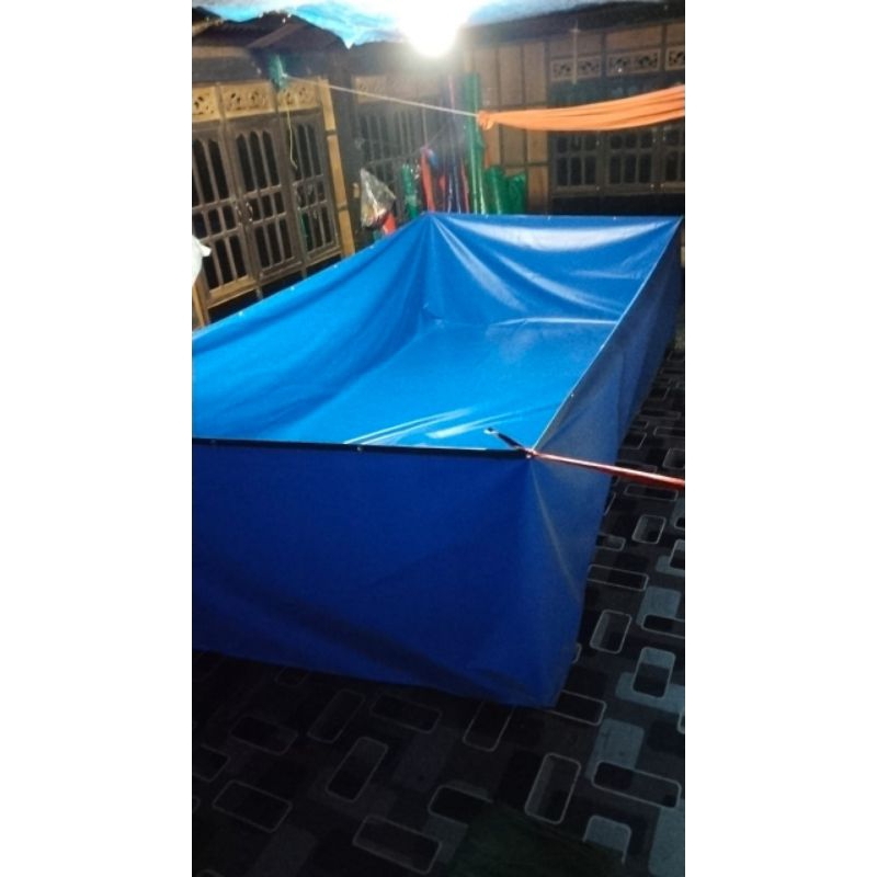Terpal Kolam 300×100×100 orchid semi karet