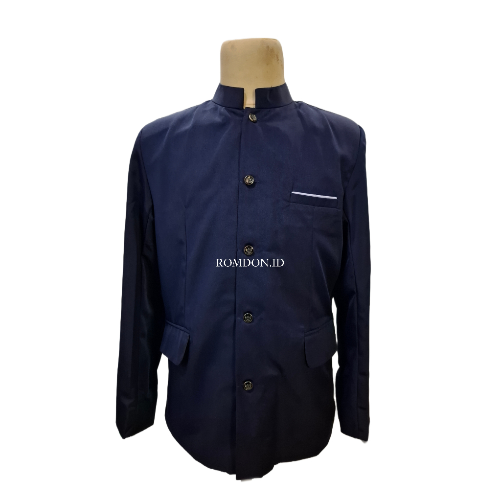 Romdon.id - Jasko Jas Koko Jas Mandarin Polos Jas Pria Shanghai Polos