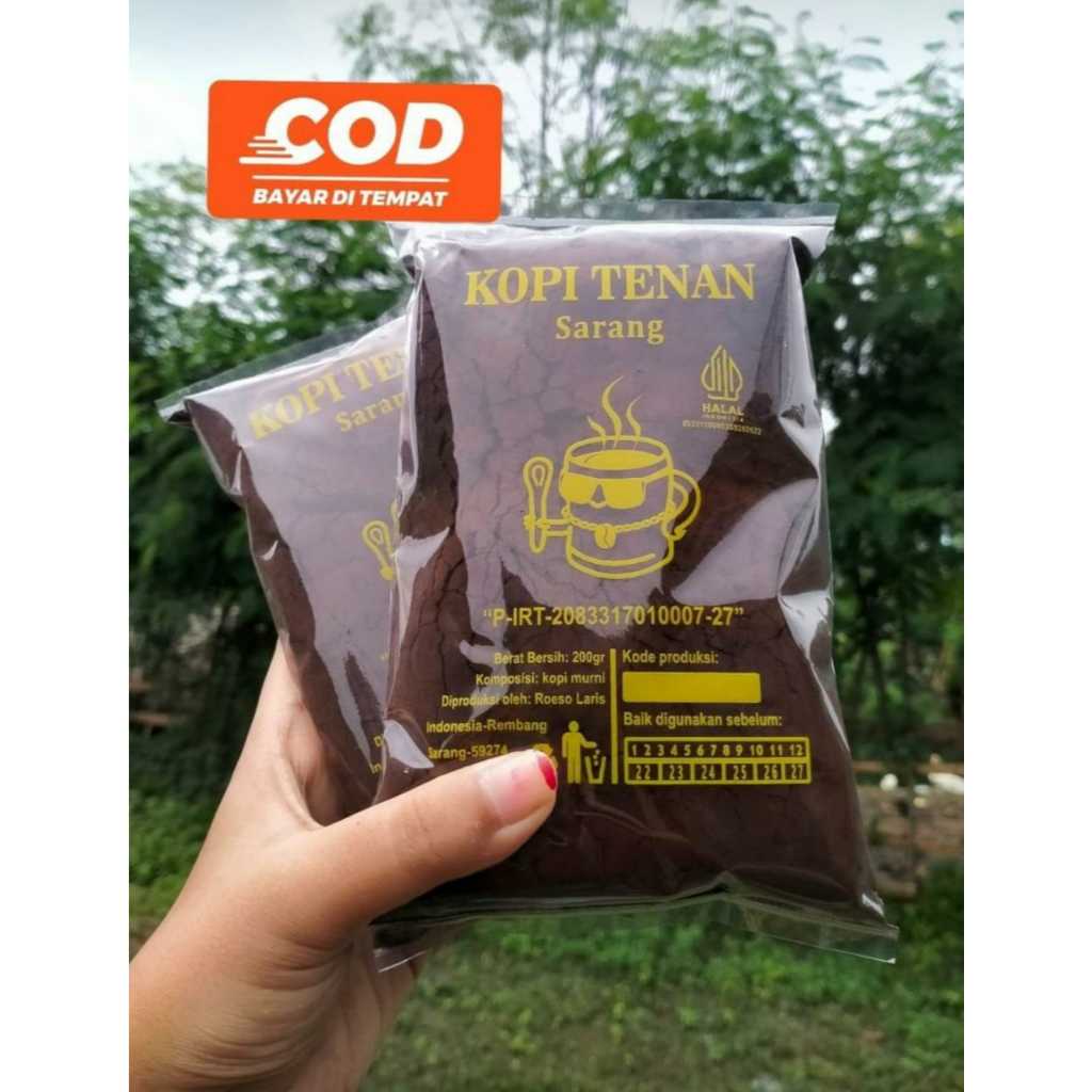 

PROMO KOPI LELET TENAN 200 GR | KOPI HITAM BUBUK MURNI | TERLARIS TERMURAH | KOPI KLOTOK