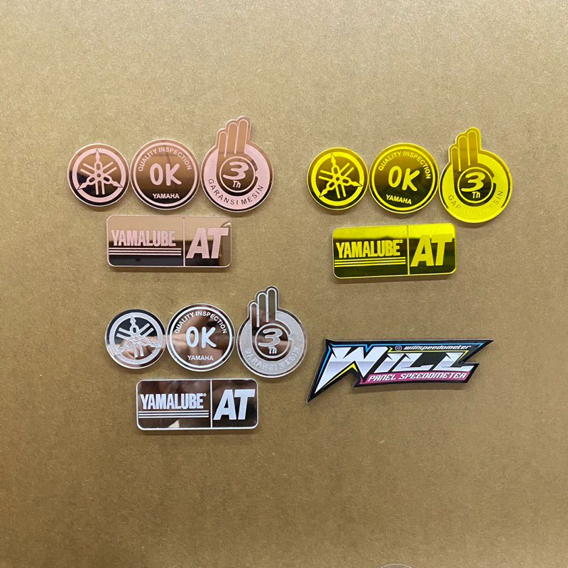 Sriker Emblem Garansi Ok Yamalube At Yamaha Mio Sporty Mio Smile Mio Soul