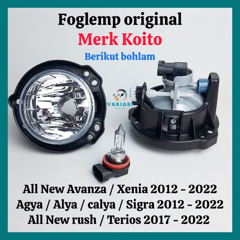 foglemp Agya foglemp Ayla Lampu kabut Calya lampu kabut Sigra lampu kabut rush Terios Avanza xenia