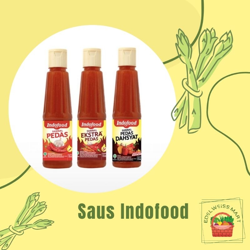 

SAUS INDOFOOD/SAMBAL PEDAS/SAMBAL EXTRA PEDAS/SAMBAL PEDAS DAHSYAT/SAOS INDOFOOD - INSTANT SEMARANG