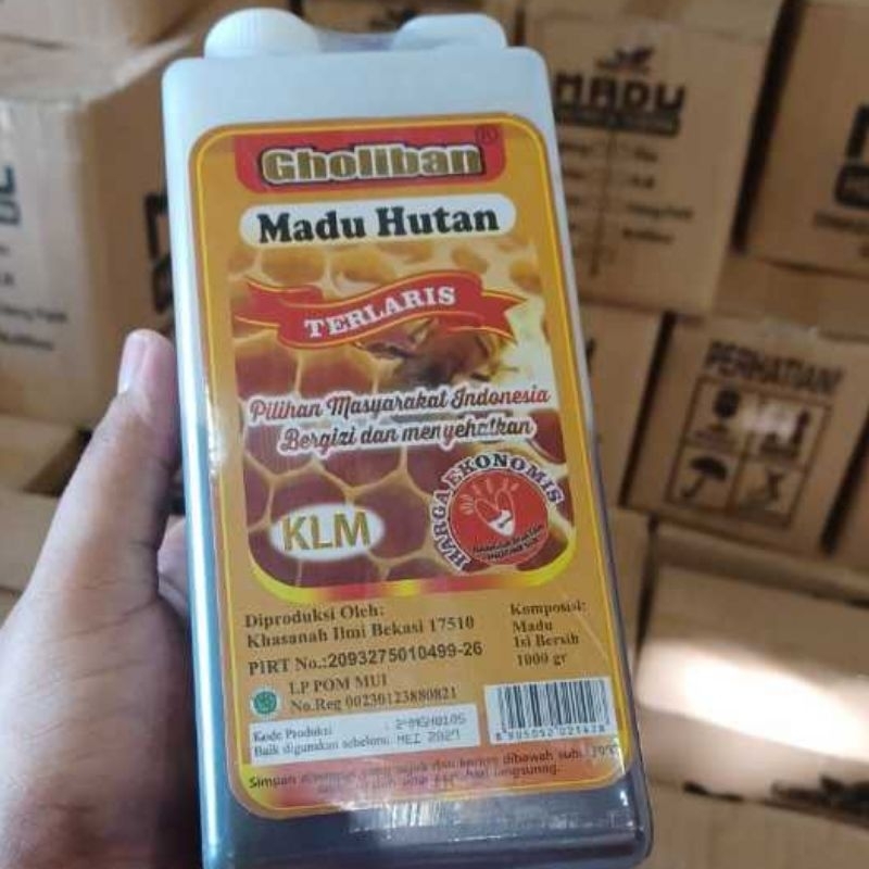 

Madu Gholiban 1 kg Madu Hutan Kalimantan.