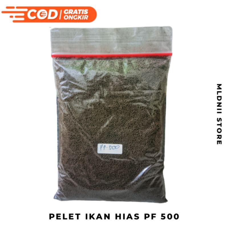 pelet pakan ikan PF 500 pelet ikan kecil 100 gr
