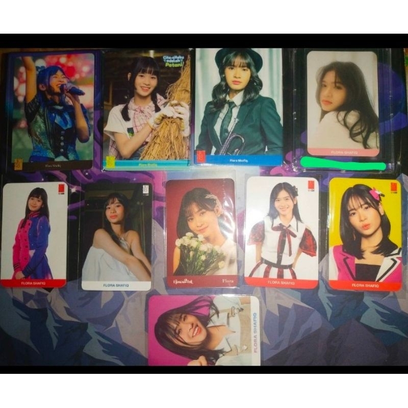 Photocard Official JKT48 Morning Call Flora