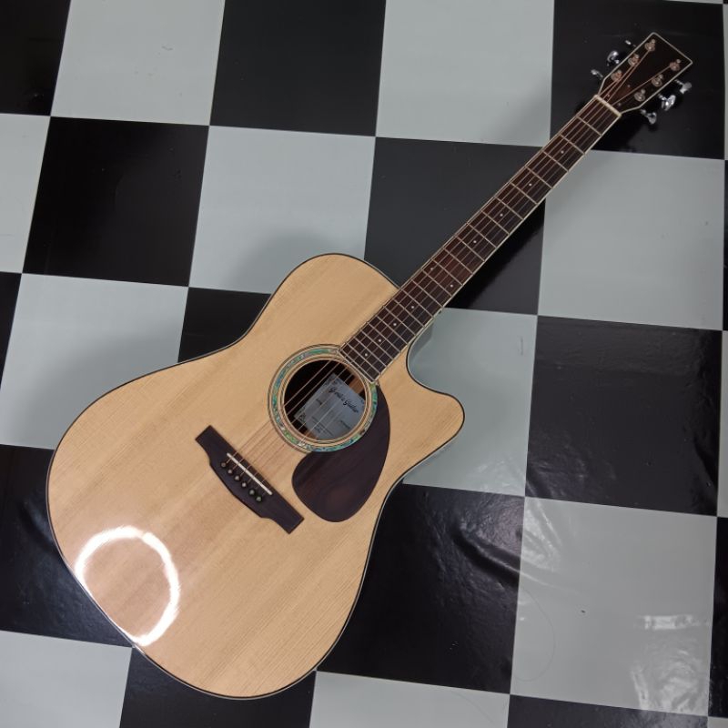 Gitar akustik elektrik full solid | guitar acoustic electric all solid