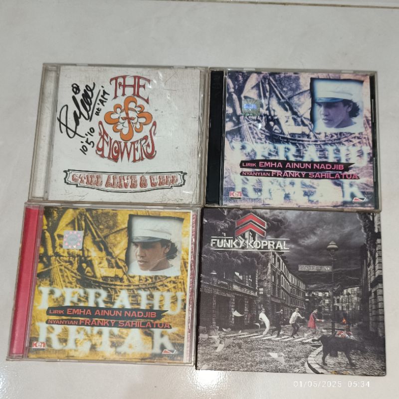 cd Indonesia FLOWERS-Still Alive & Well (5) / FRANKY SAHILATUA-Perahu Retak (1) / FRANKY SAHILATUA-P