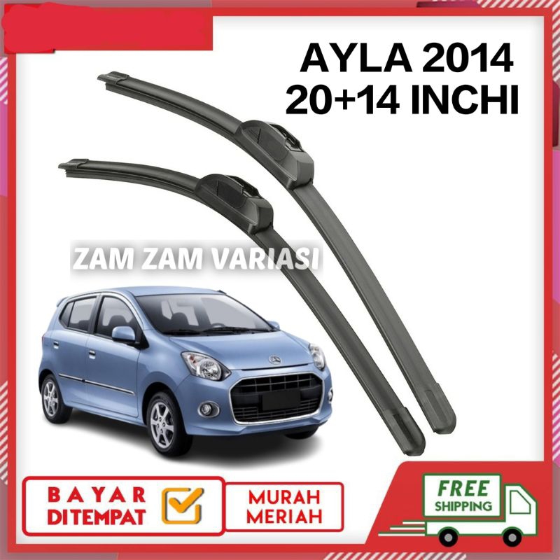 Wiper ayla 2014 frameless