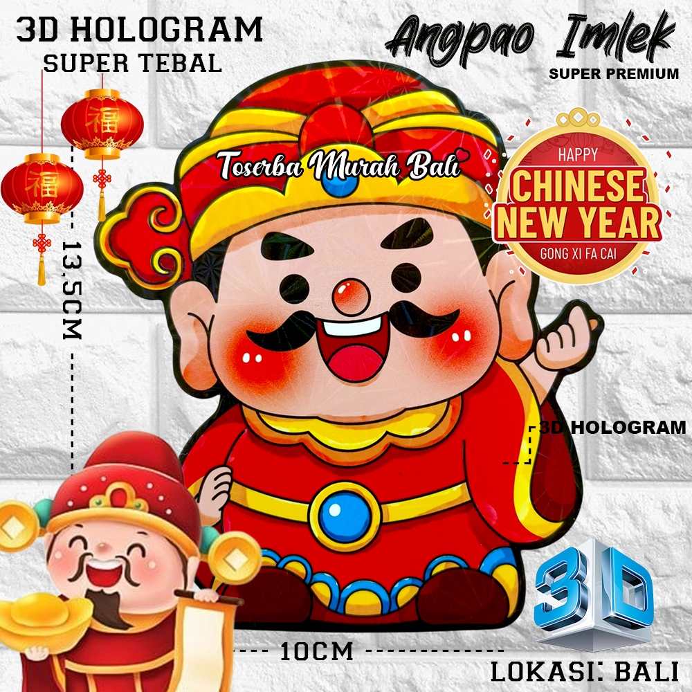 

KERTAS ANGPAO IMLEK CAI SHEN 6 SUPER PREMIUM - LUNAR YEAR