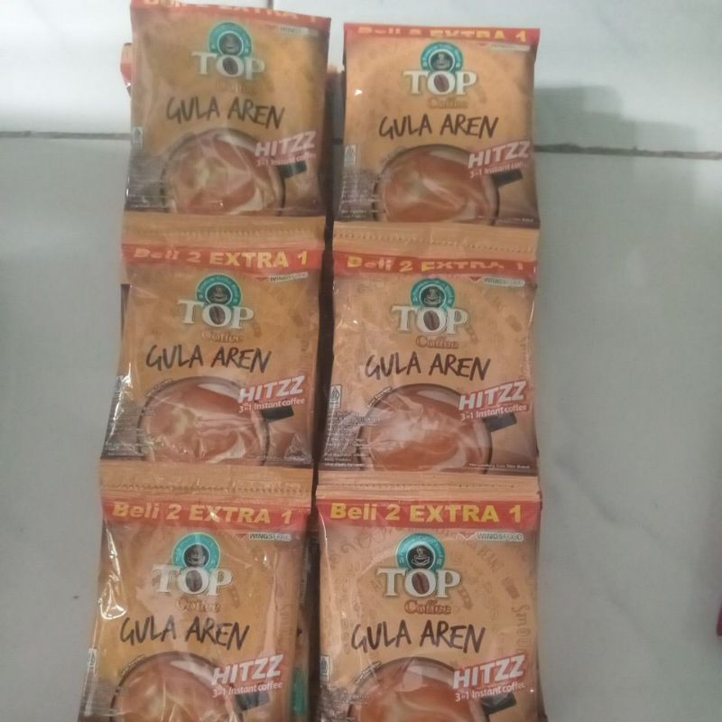 

top coffe gula aren 2 renteng (30pcs)