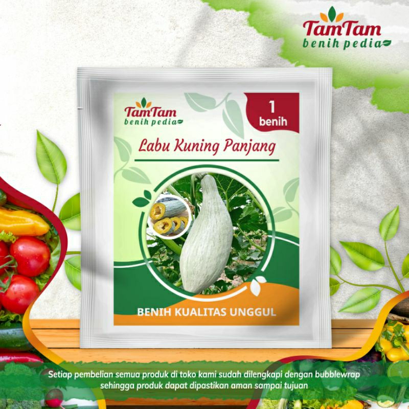 Benih Labu Kuning Panjang Import (1 biji)