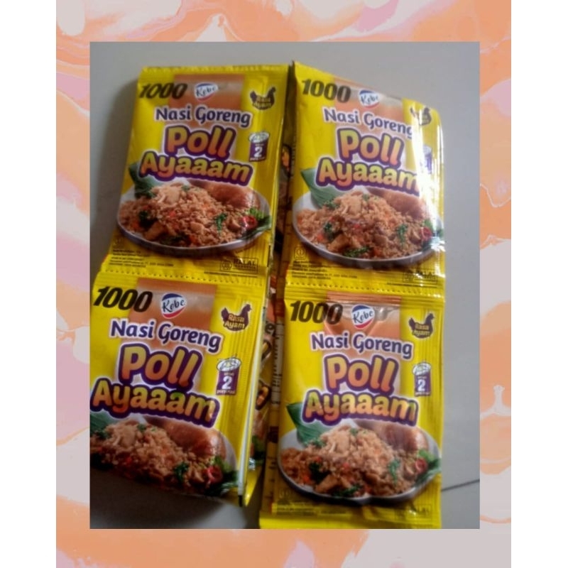 

Bumbu nasi goreng Poll ayam Kobe 12gr x 12pcs
