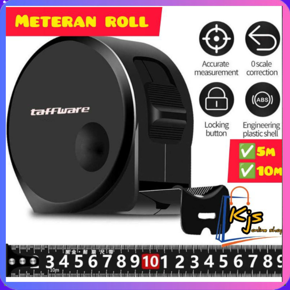 TAFFWARE DONG SHENG METERAN ROLL HIGH PRECISION TAPE MEASURE 18MM 5M