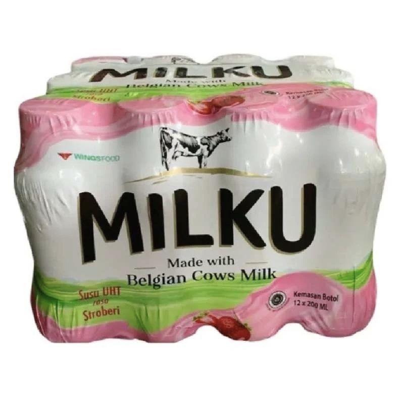 

Milkku Susu UHT 1Pack Isi 12 botol