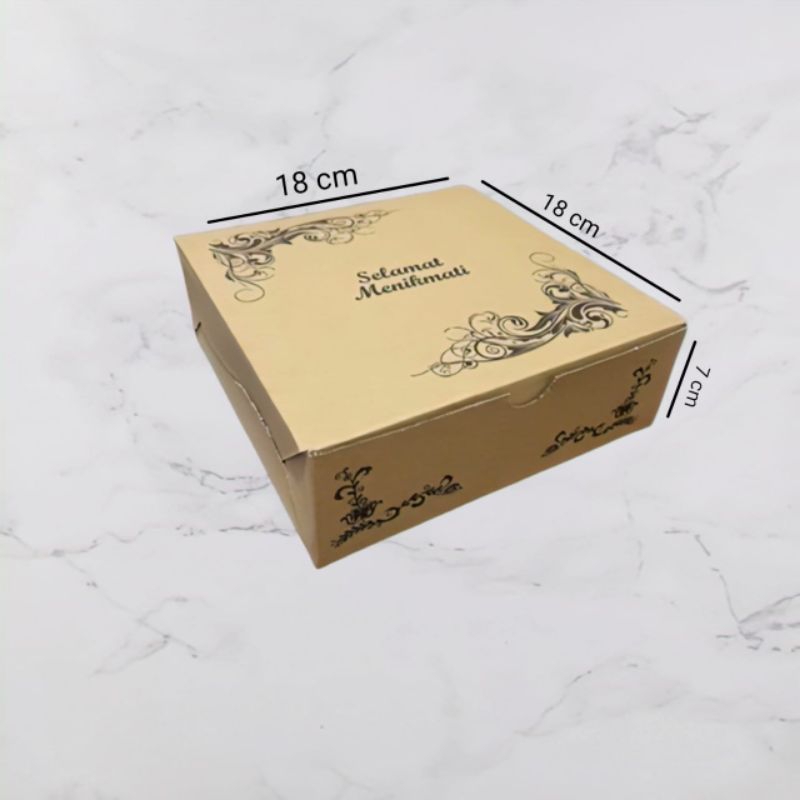 

Dus E-flute R8/Dus Kue/Dus catering/Kotak Kue/Dus Kotak Makan/Kotak Makan Uk 18/Dus Eflute Uk 18/Kotak Makan eflute Uk 18/Box Kotak Makan/Box Kotak Makan Uk 18/Mika sekat uk 18