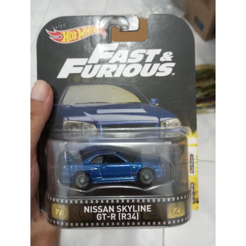 hotwheels nissan skyline r34 fast and Furious fnf retro edition