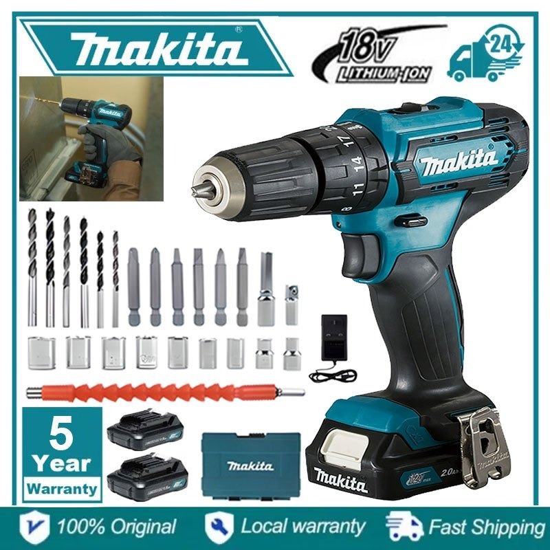 [Layanan garansi lima tahun] Makita DF331D36V Nirkabel bor kejut, diimpor dari Jepang, obeng listrik