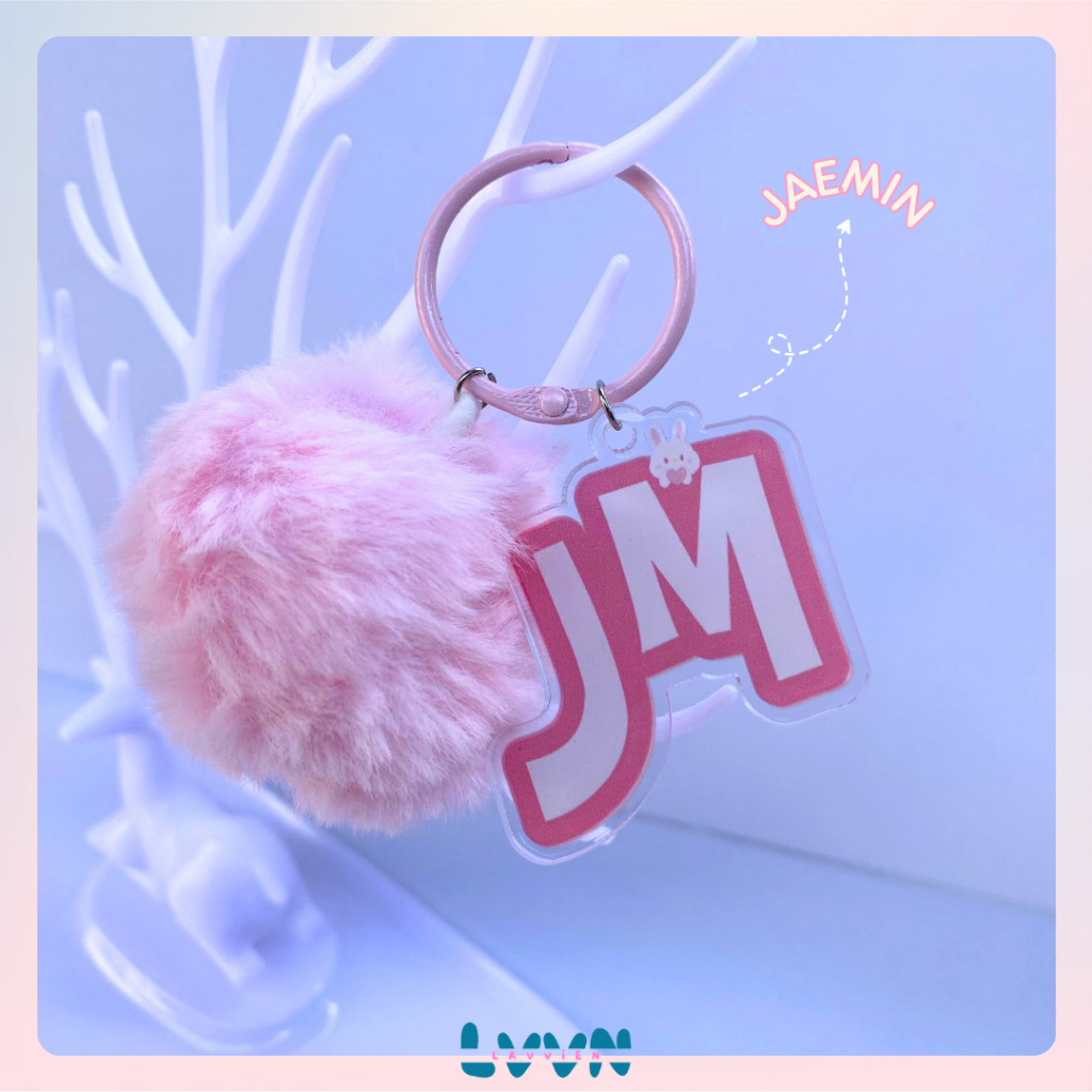 BAG CHARM / GANTUNGAN TAS INITIAL NCT DREAM MEMBER (MARK, RENJUN, JENO, HAECHAN, JAEMIN, JISUNG, CHE