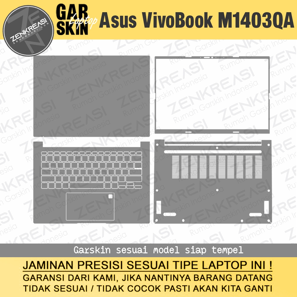 Garskin Laptop Asus VivoBook M1403 M1403QA
